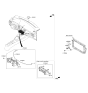 Diagram for 2021 Kia Rio Blower Control Switches - 97250H9531WK