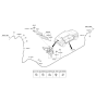 Diagram for Kia Rio Windshield Wiper - 98850H9000