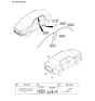 Diagram for 2021 Kia Rio Emblem - 86310H9BA0