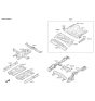 Diagram for 2020 Kia Rio Floor Pan - 65510H9200