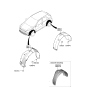 Diagram for 2021 Kia Rio Wheelhouse - 86821H9AA0