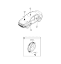 Diagram for Kia Car Speakers - 96330H9000