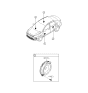 Diagram for 2020 Kia Rio Car Speakers - 96330H9000