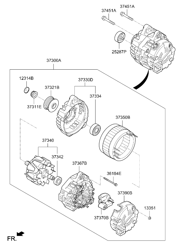 Kia 373603L060 RECTIFIER Assembly-GENER 373603L060 Kia RECTIFIER Assembly-GENER