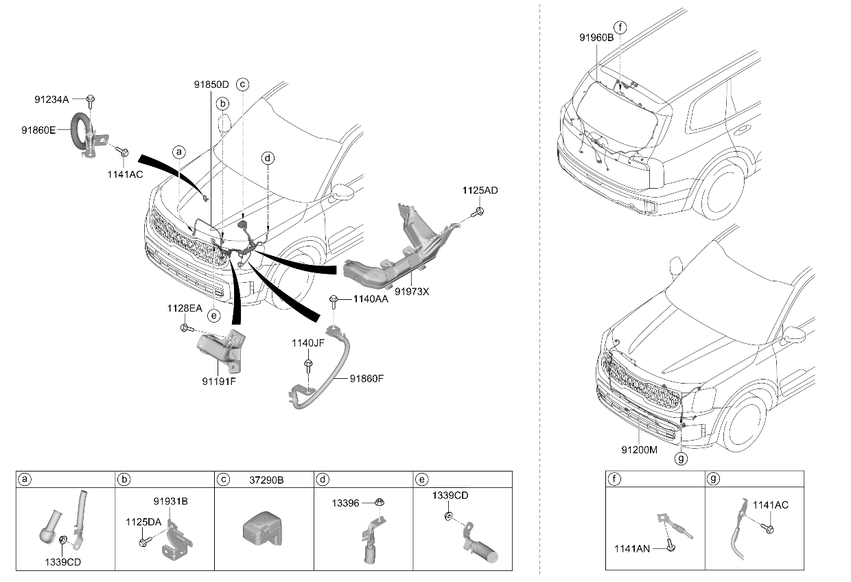 Kia 91845S9020 Wiring Assembly-FEM 91845S9020 Kia Wiring Assembly-FEM