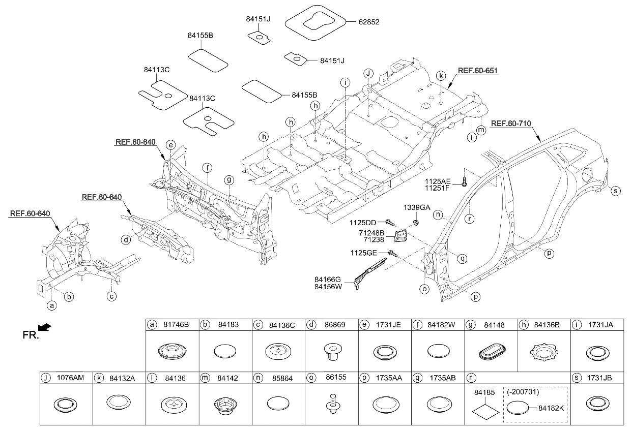 84114F2000 Kia Pad Mk