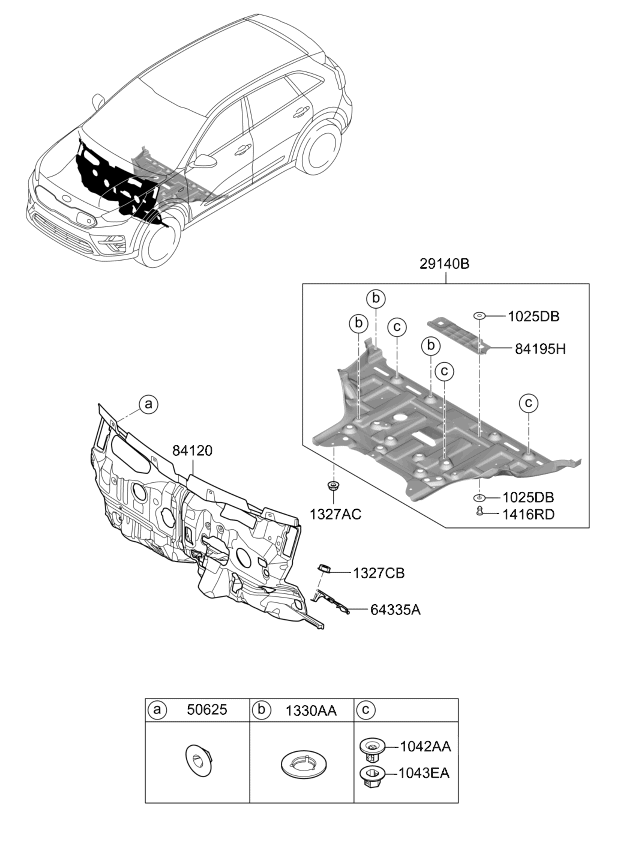 84195Q4000 Kia Board-Engine Room Un