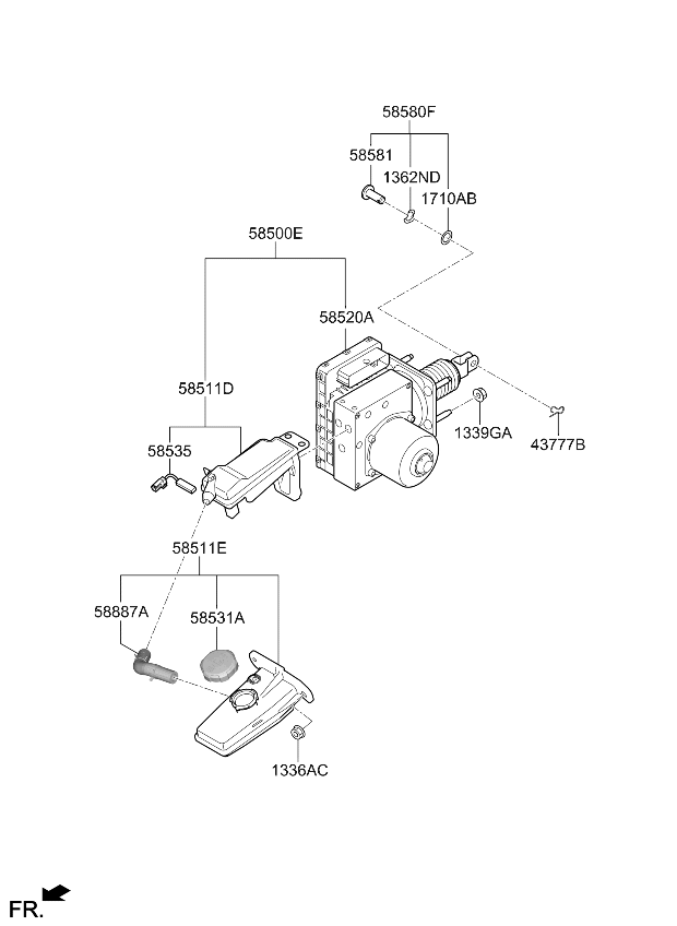 Kia 58500XA000 INTEGRATED ELECTRIC 58500XA000 Kia INTEGRATED ELECTRIC