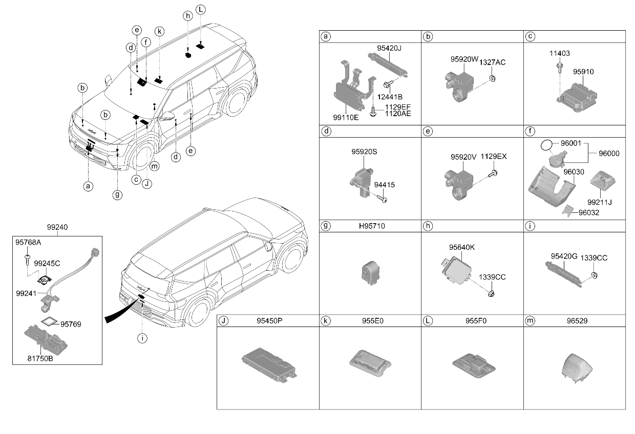 Kia 95910XA100 Air Bag Control Module Assembly 95910XA100 Kia Air Bag Control Module Assembly