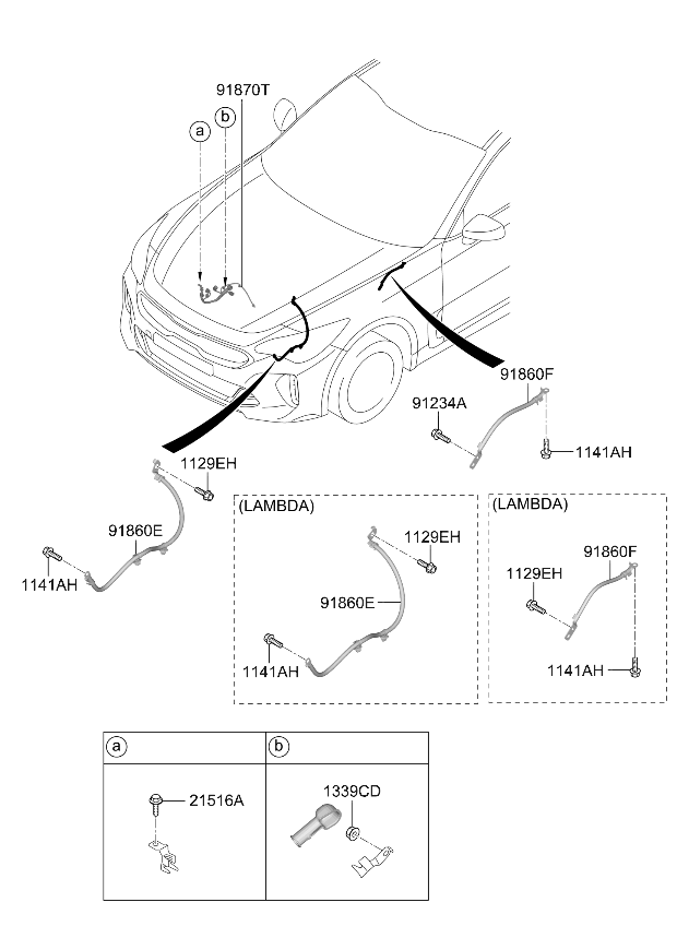 Kia 91865J5020 Wiring Assembly-Eng GROU 91865J5020 Kia Wiring Assembly-Eng GROU