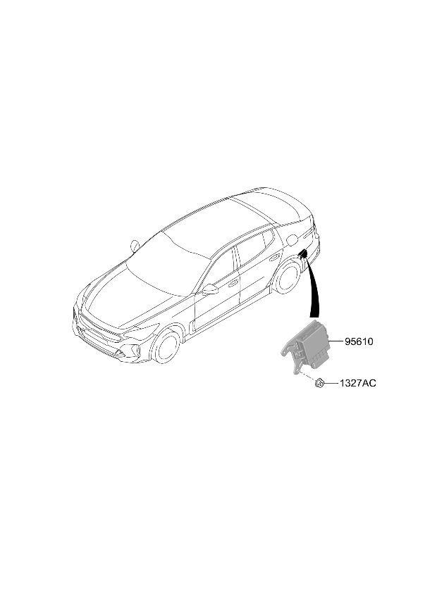95610J5500 Kia Module Assembly-Ecs