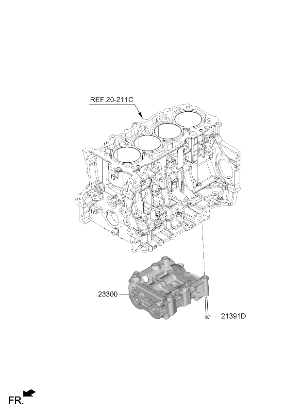 233002T020 Kia Balance Shaft Assembly