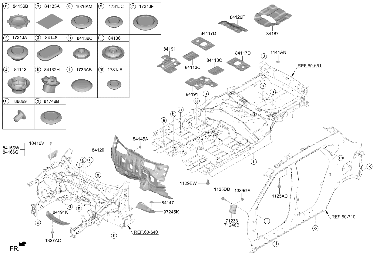 84178Q5000 Kia Pad-ANTI/VIB Spare T