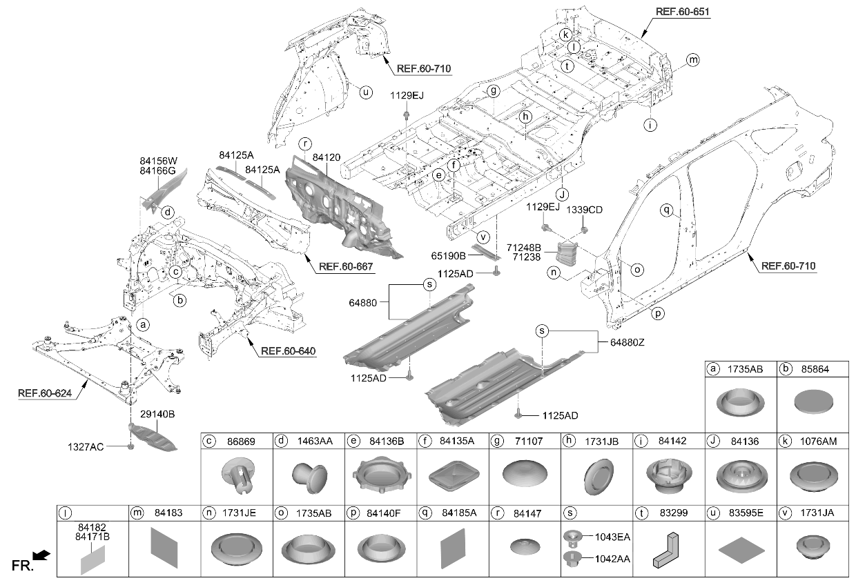 83395R5010 Kia Pad