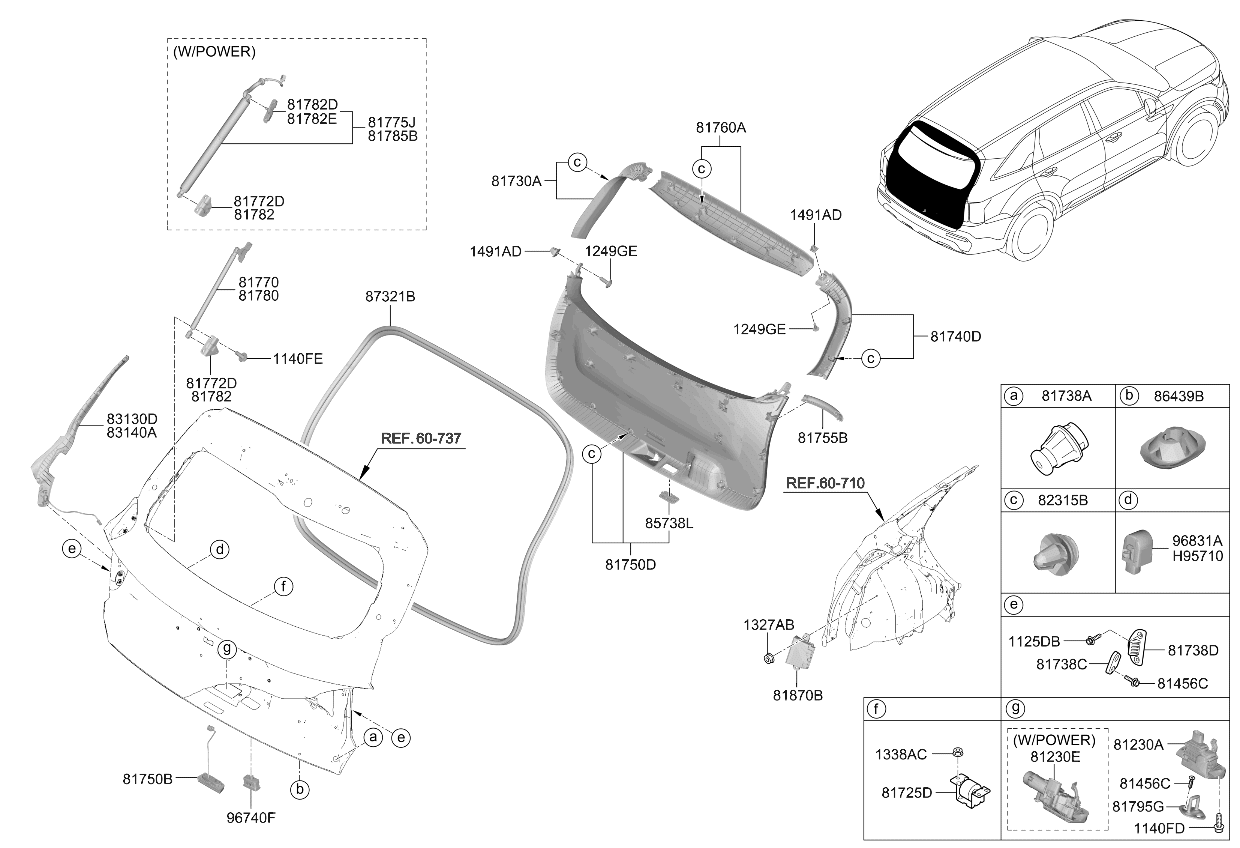 81870R5100 Kia Module Assembly-Power T