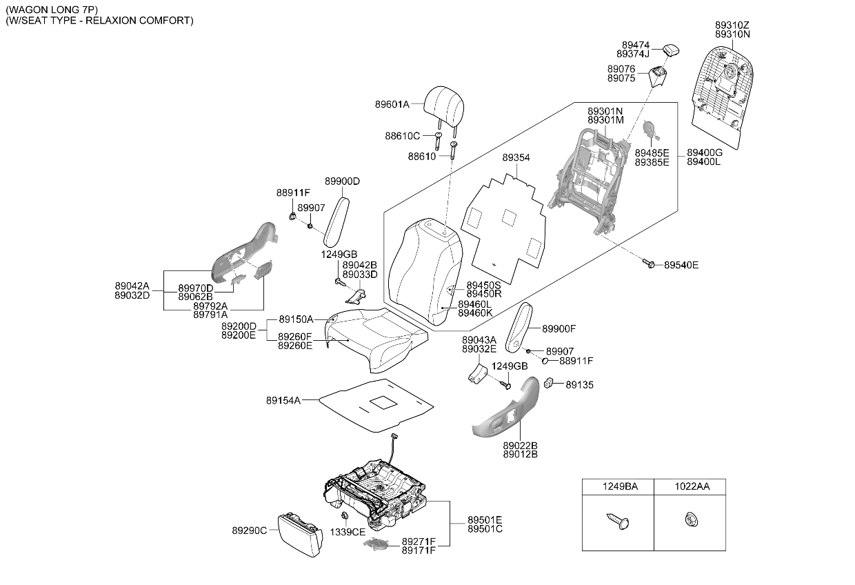 1022510001 Kia Nut-Self Locking  