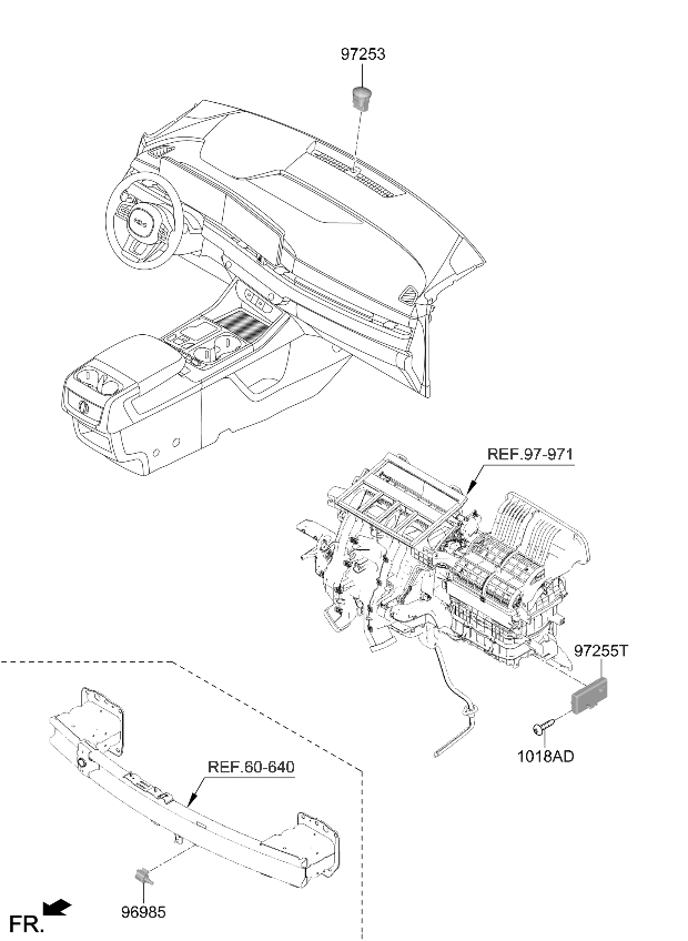 97255ES090 Kia Control Assembly  