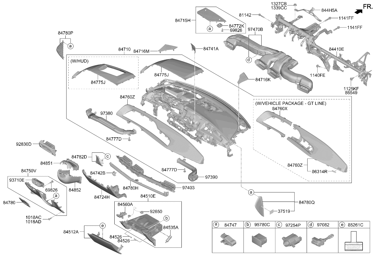 95780N1000 Kia DUMMY COVER-DVRS USB