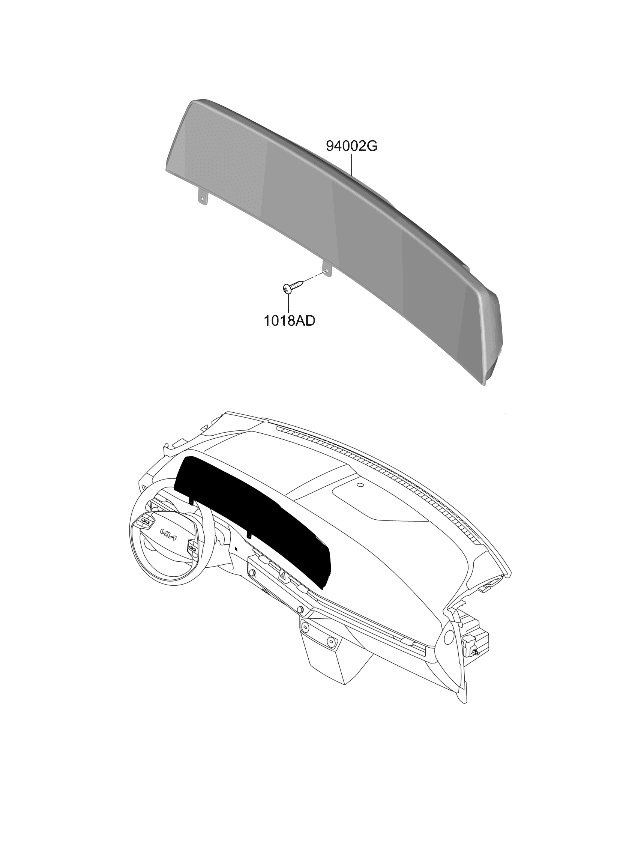 940C3CV460 Kia UNIT ASSY-CLUSTER  