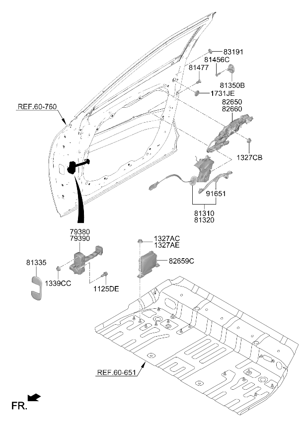 82659CV000 Kia AUTO FLUSH CONTROL U