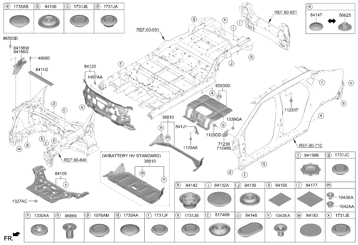 84237XG100 Kia COVER-UNDER  