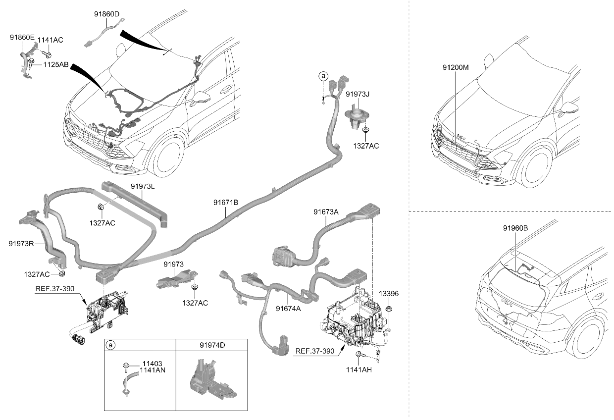 Kia 91840CH021 Wiring Assembly-FEM 91840CH021 Kia Wiring Assembly-FEM