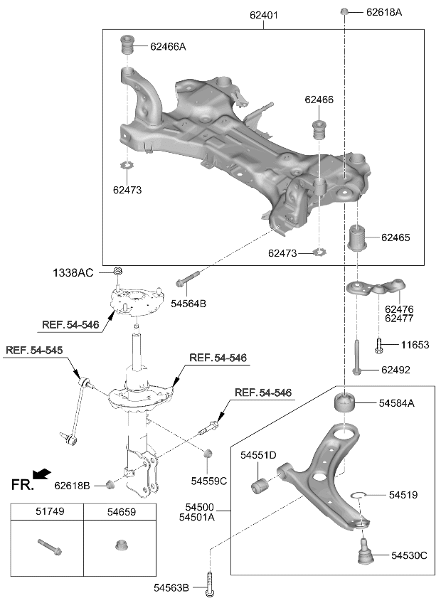 Kia 62419Q5000 Bolt 62419Q5000 Kia Bolt