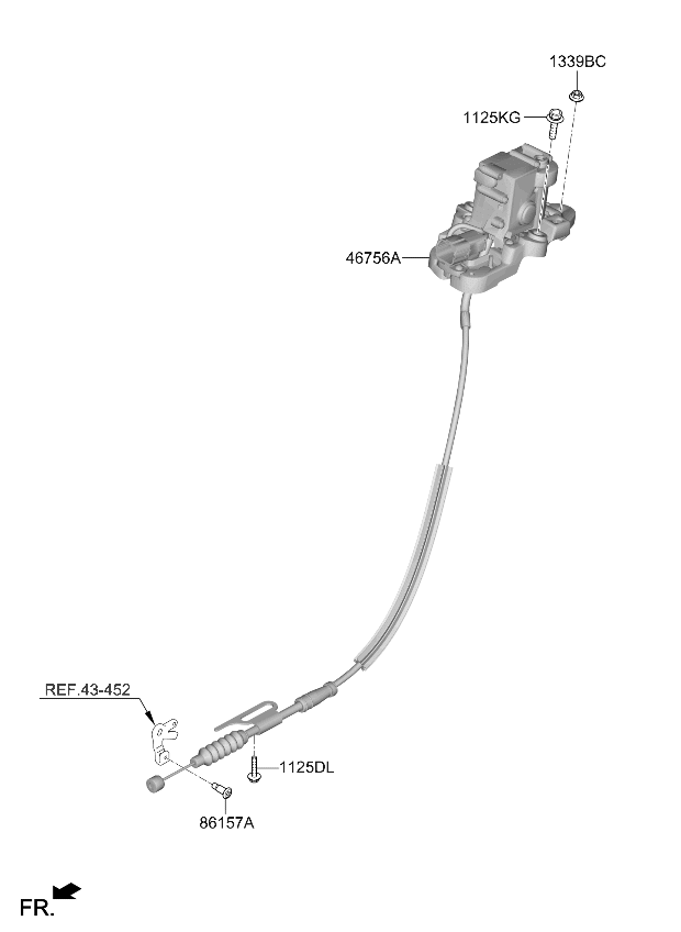 Kia 46756J6100 ACTUATOR Assembly-PARKIN 46756J6100 Kia ACTUATOR Assembly-PARKIN