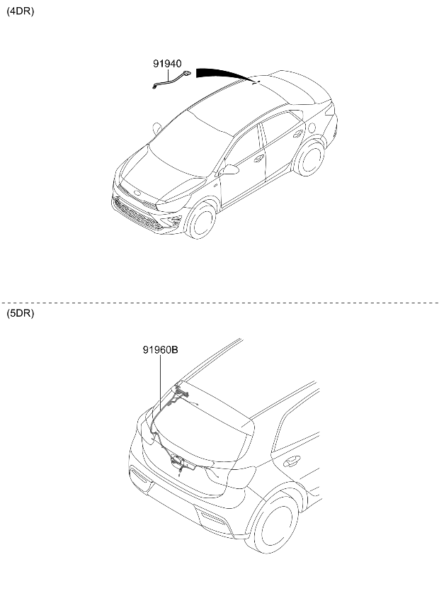 Kia 91657H9010 Wiring Assembly-Rr HEATE 91657H9010 Kia Wiring Assembly-Rr HEATE