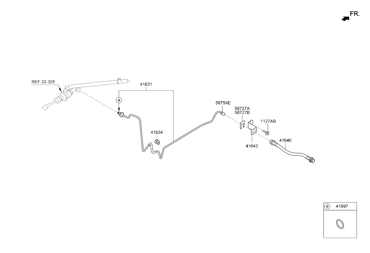 Kia 416520X000 Bracket-Manual TRANSAXLE Clutch 416520X000 Kia Bracket-Manual TRANSAXLE Clutch