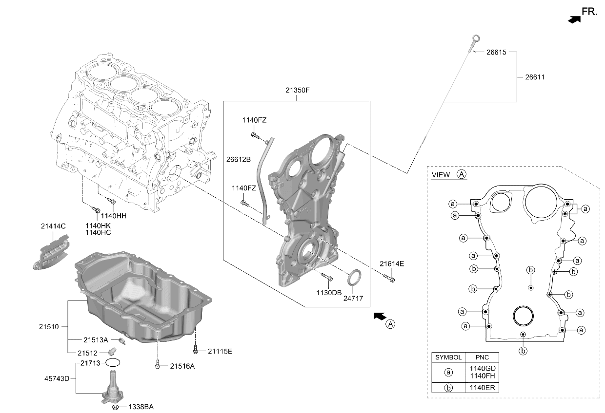 214142S100 Kia Cover-Access Hole