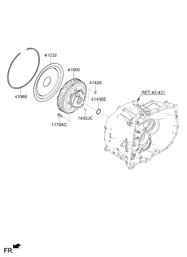 414282N000 Kia O-Ring  