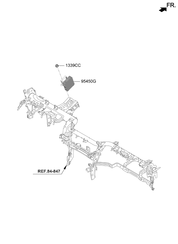 Kia 95450J5050 Unit Assembly-Tilt & Tel 95450J5050 Kia Unit Assembly-Tilt & Tel