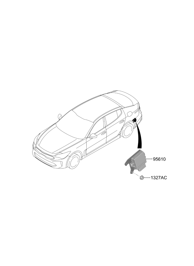 Kia 95610J5000 Module Assembly-Electronic Control Suspension 95610J5000 Kia Module Assembly-Electronic Control Suspension