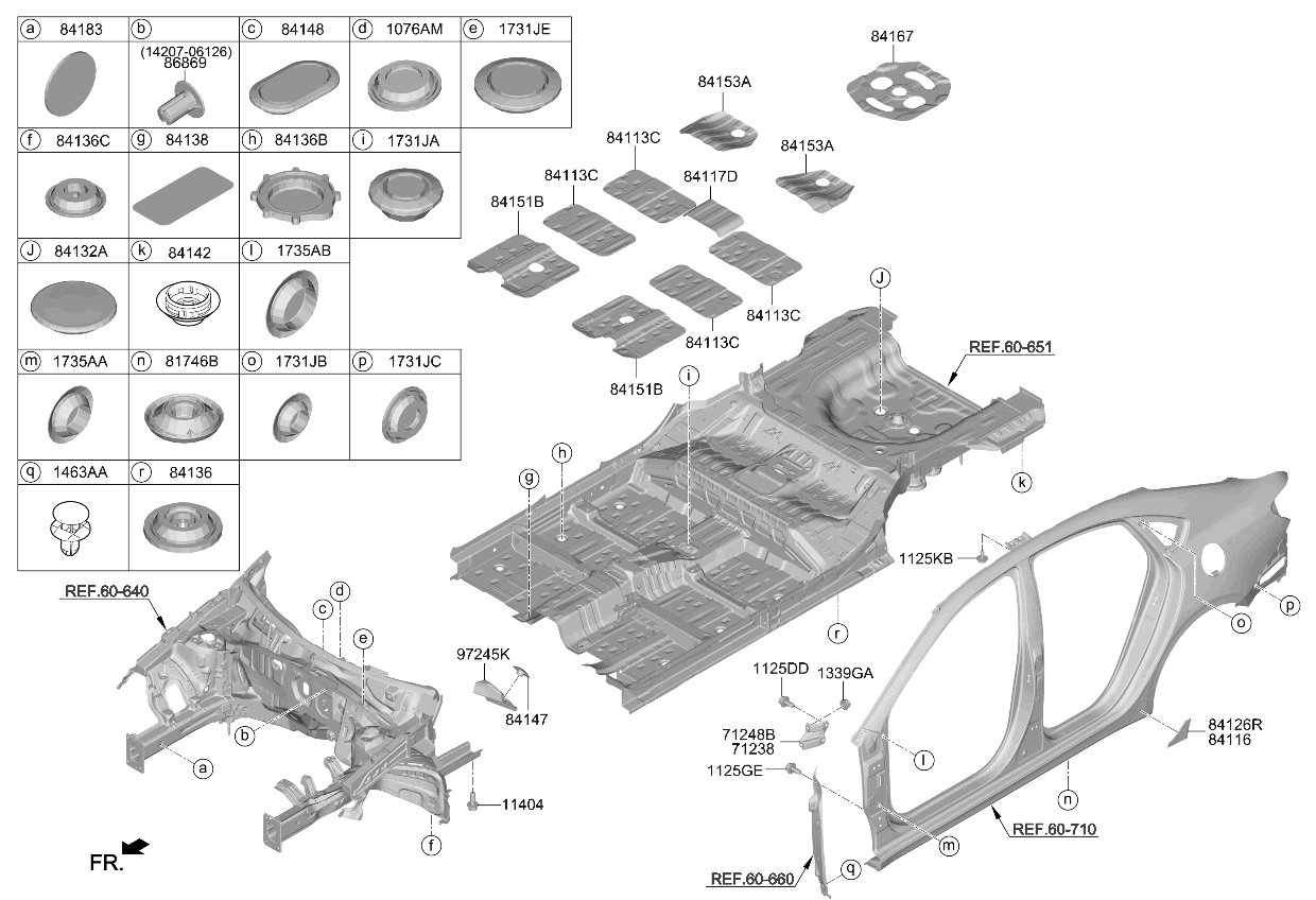 Kia 84135M6000 Pad-ANTIVIBRATION Fl 84135M6000 Kia Pad-ANTIVIBRATION Fl