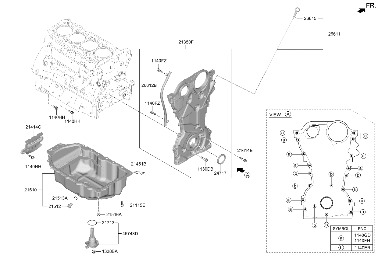 213562S000 Kia Seal Bolt