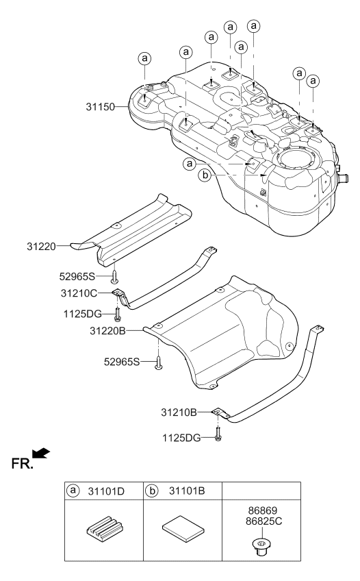 Kia 31039N9000 Bolt 31039N9000 Kia Bolt
