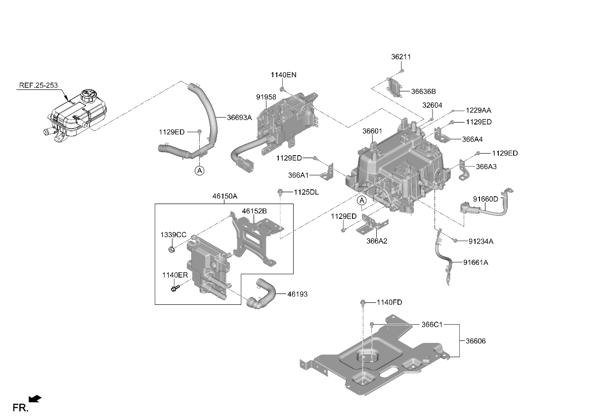 Kia 366013DPG2 HPCU ASSY 366013DPG2 Kia HPCU ASSY