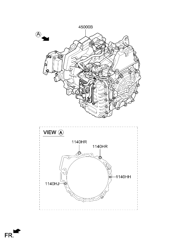 450003D910 Kia AUTO TRANSMISSION AS