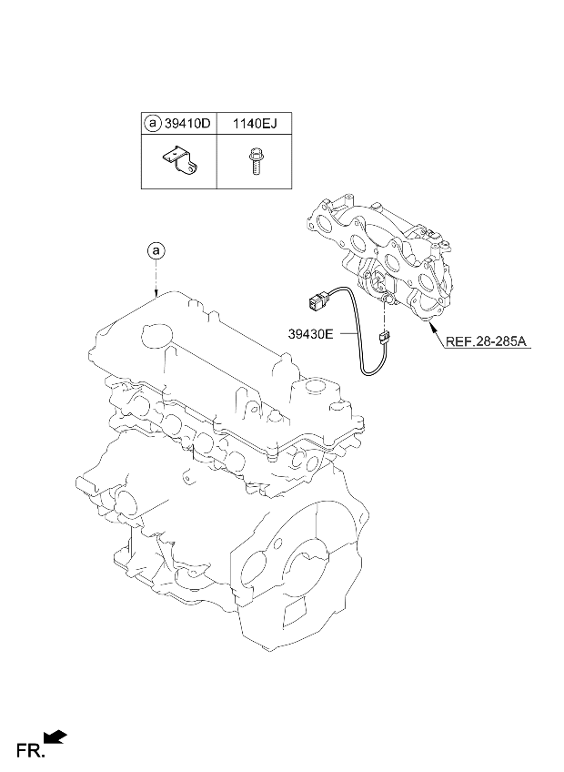 Kia 394102B080 Bracket-Ext-Wire-RCV 394102B080 Kia Bracket-Ext-Wire-RCV