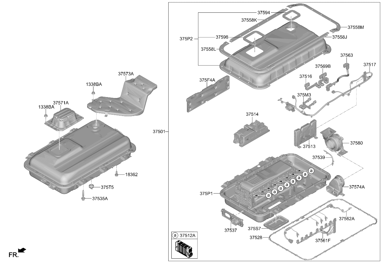 37569P4000 Kia Battery Module Bus Bar