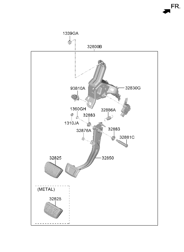Kia 32830P4100 Member Assembly-Brake 32830P4100 Kia Member Assembly-Brake
