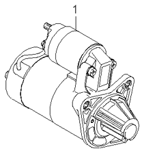 Kia 0K24118400C Starter 0K24118400C Kia Starter