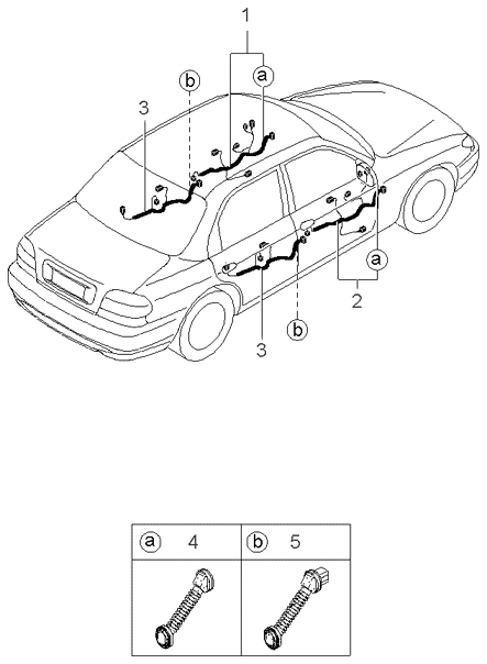 0K2BW67210 Kia Wiring Assembly-Door,Rear