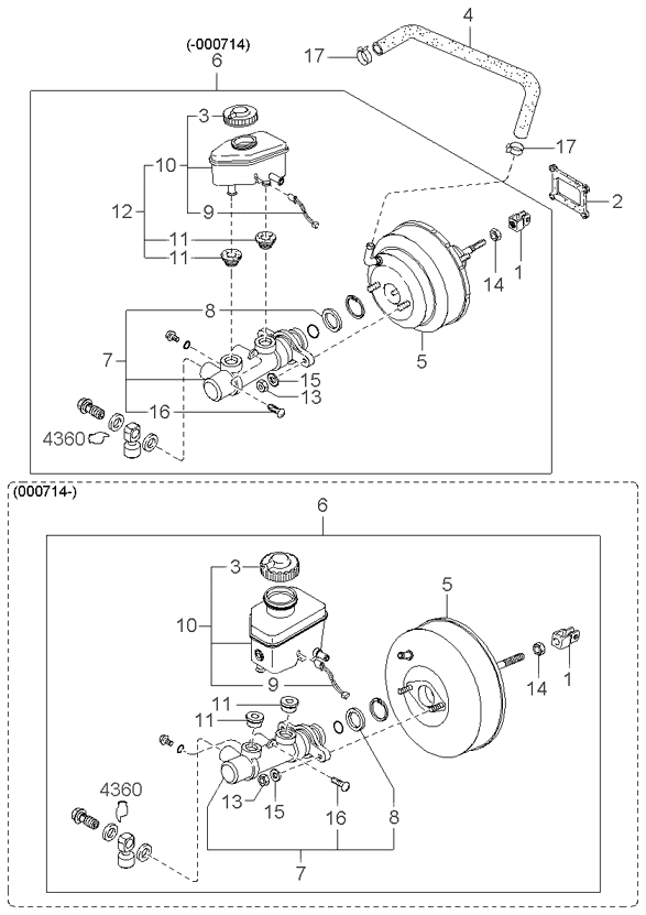 Kia 0K2A149680 Tank Set 0K2A149680 Kia Tank Set
