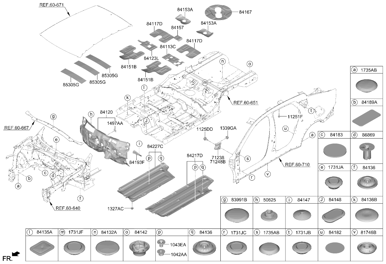 Kia 84120GG010 PAD ASSY-ISOLATION D 84120GG010 Kia PAD ASSY-ISOLATION D