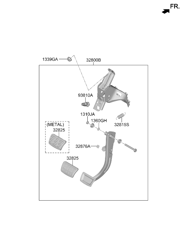 Kia 32815AB100 Return Spring 32815AB100 Kia Return Spring