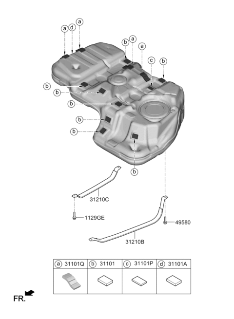 2020 Kia Sorento Fuel System Diagram 2