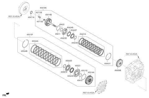 2020 Kia Sorento Transaxle Clutch-Auto Diagram 3