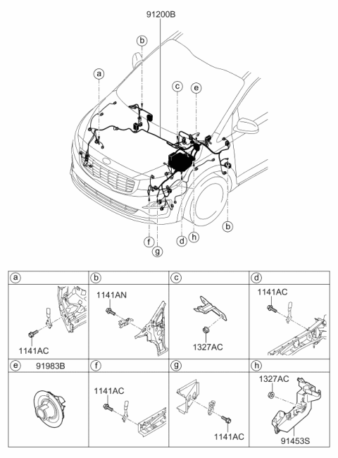 2020 Kia Sedona Front Wiring Diagram 2